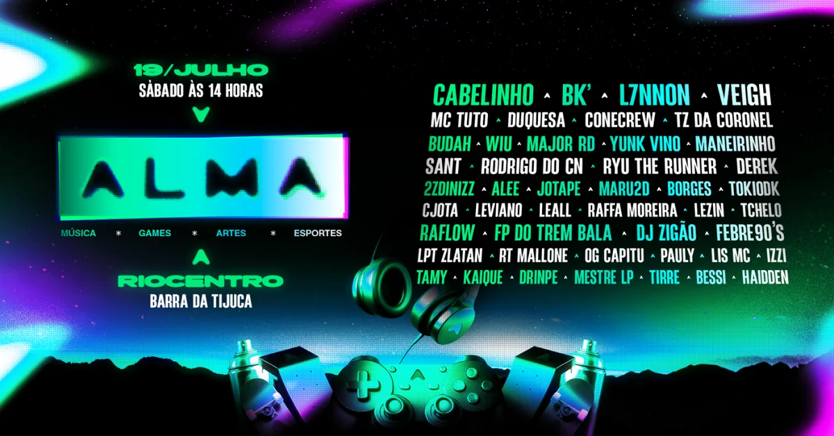 Material de divulgação do evento Alma Festival 2025